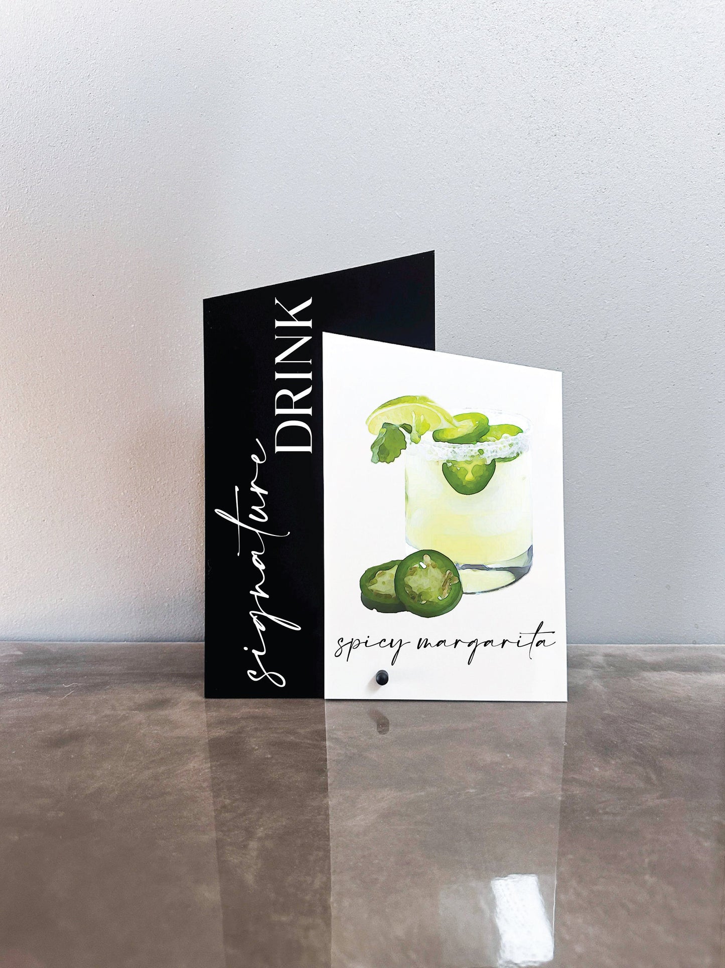 Signature Drink Sign