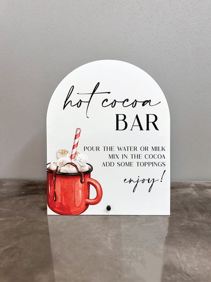 Hot Cocoa Bar Sign