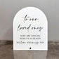 To Our Loved Ones Sign