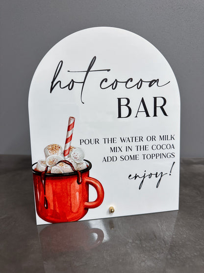 Hot Cocoa Bar Sign