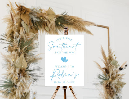 Our Little Sweetheart Is On The Way Sign