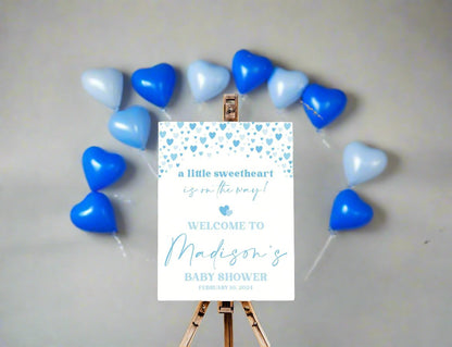 A Little Sweetheart Is On The Way Acrylic Sign