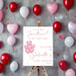 A Little Sweetheart Is On The Way Acrylic Sign