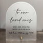 To Our Loved Ones Sign