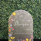 Wildflower Baby Shower Sign