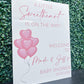A Little Sweetheart Is On The Way Acrylic Sign