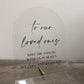 To Our Loved Ones Sign