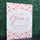 Valentine's Day Baby Shower Sign