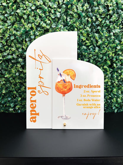 Aperol Spritz Bar Sign